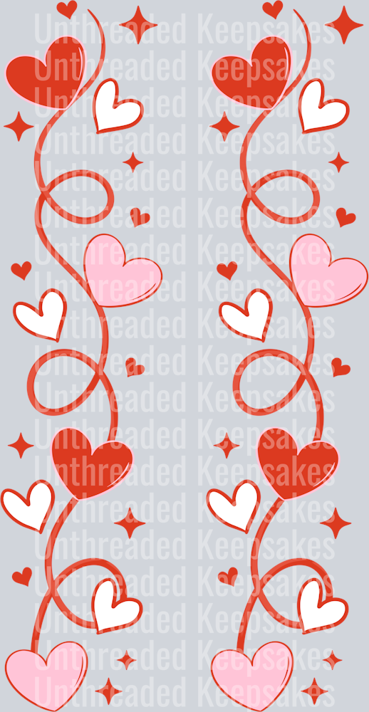 Xoxo_Heart_Sleeve DTF Transfer
