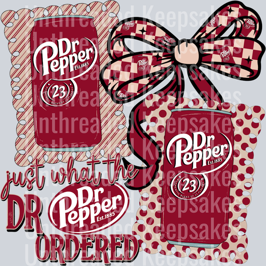 DR PEPPER DTF Transfer