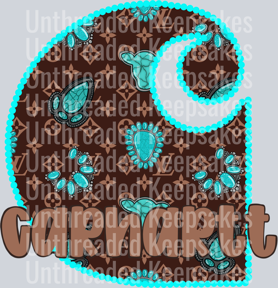 CH Turquoise  DTF Transfer