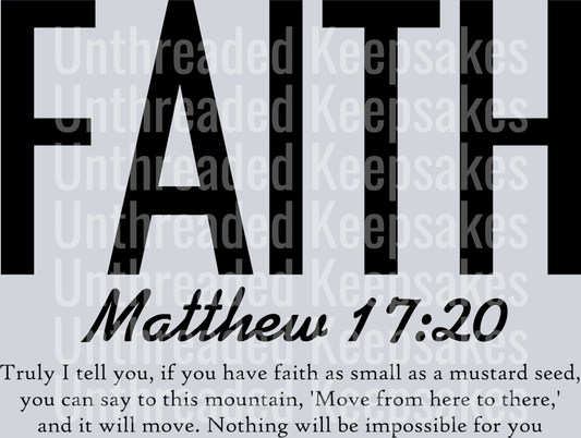 faith- DTF Transfer