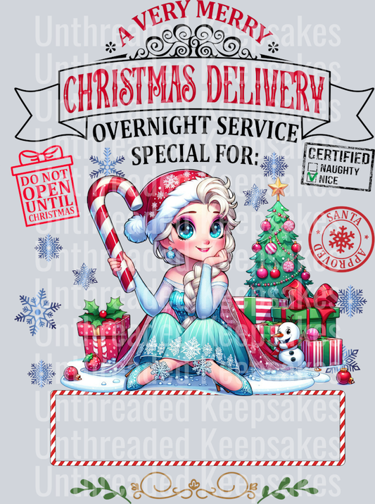 Elsa Tote Bag DTF Transfer