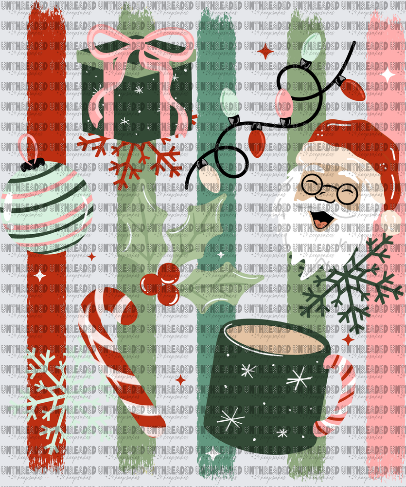 Santa Gift Light Skin Stripes