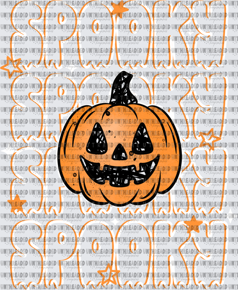 Triple Spooky Pumpkin White