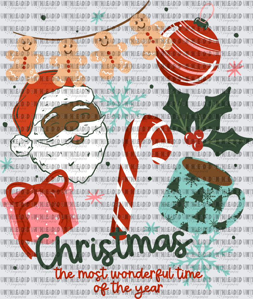 Christmas The Most Wonderful Time of the Year Santa Collage