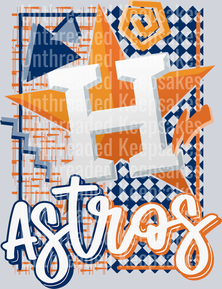 Astros  DTF Transfer