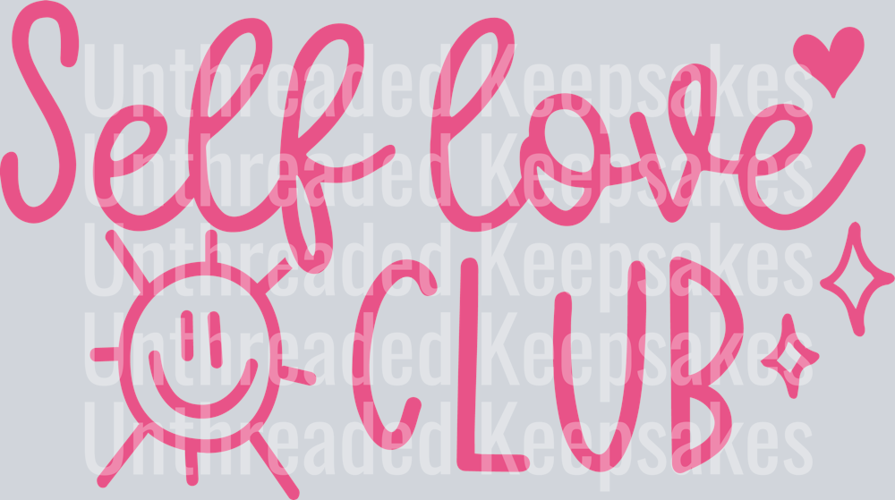 SelfLoveClubPink-DTF Transfer