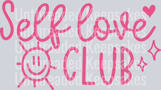 SelfLoveClubPink-DTF Transfer