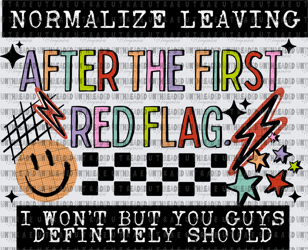 Red Flag black