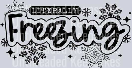 Freezing single color blackDTF Transfer