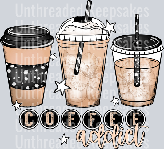 Coffee AddictDTF Transfer