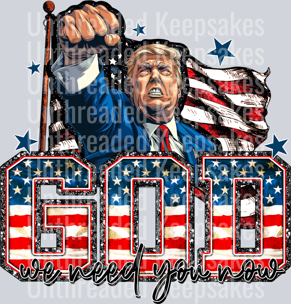 trump god  DTF Transfer