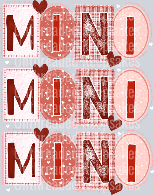 Mini_Mixed_Fonts_Stacked  DTF Transfer