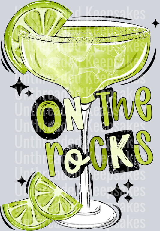 On the rocks margaritaDTF Transfer