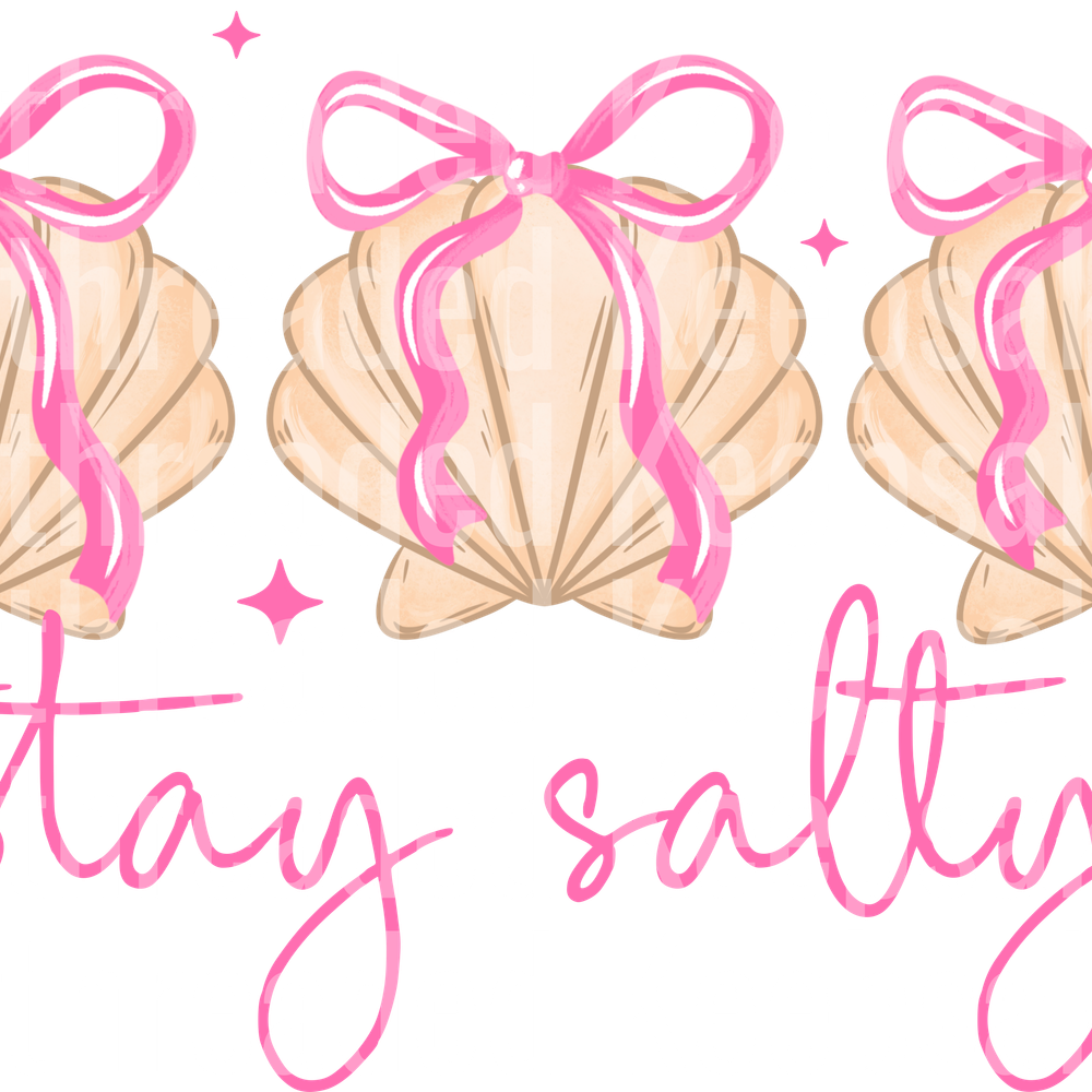 Stay salty shells and bows