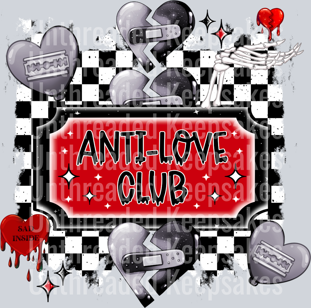 Anti love  DTF Transfer