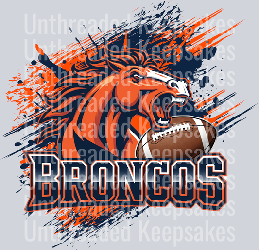 Broncos DTF Transfer