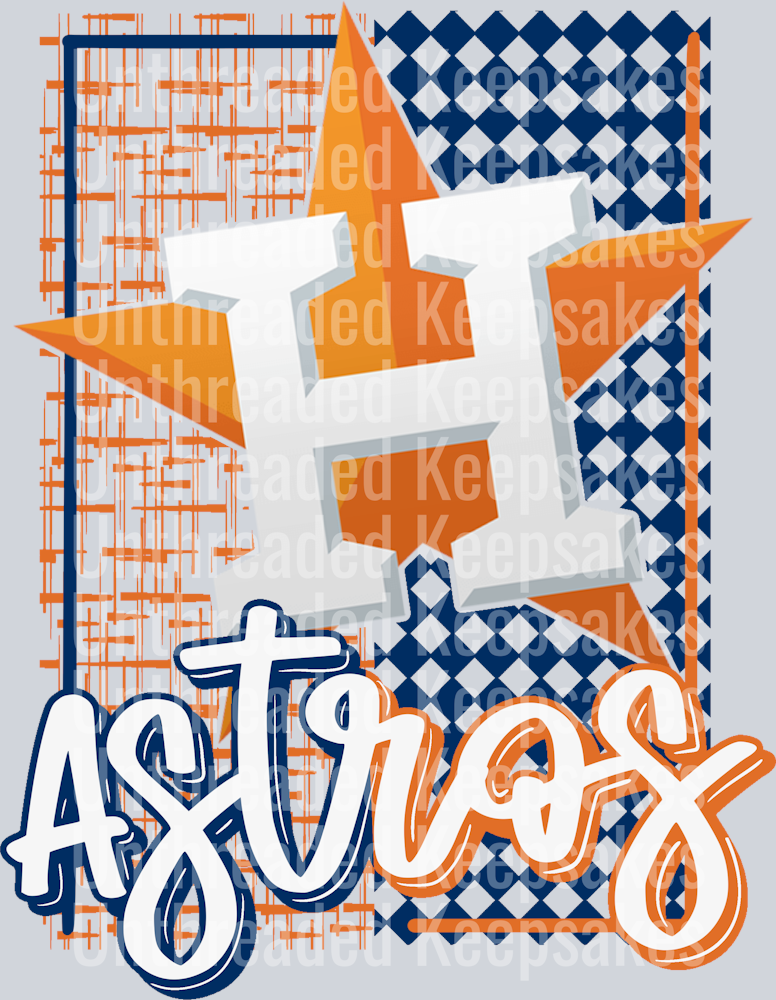 Astros  DTF Transfer