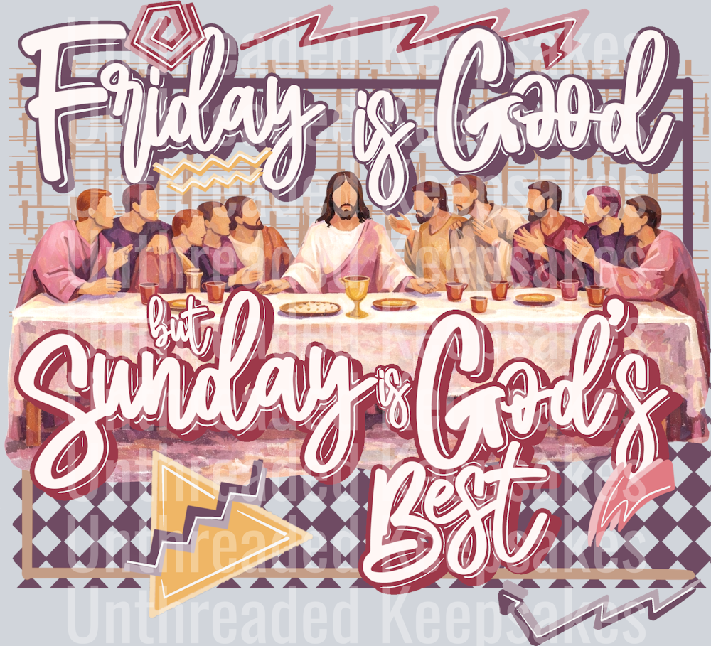Friday is Good DTF Transfer