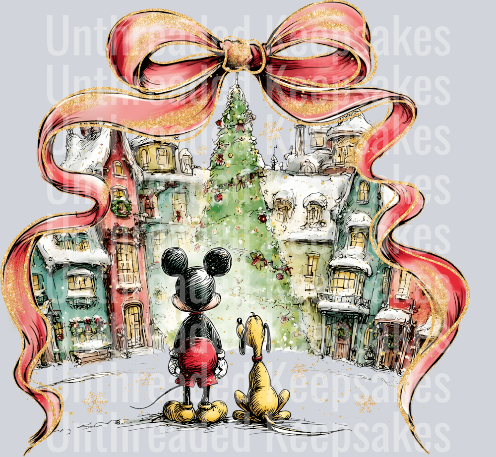 Back Mouse  DTF Transfer