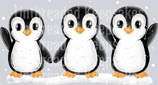 Penguins_DTF Transfer