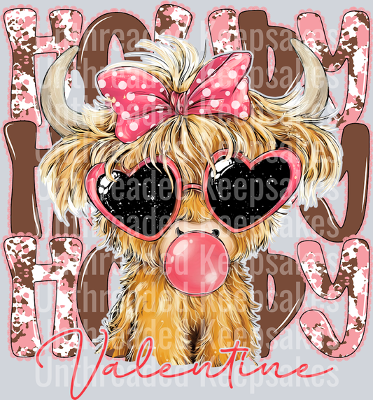 Howdy Cow DTFTransfer