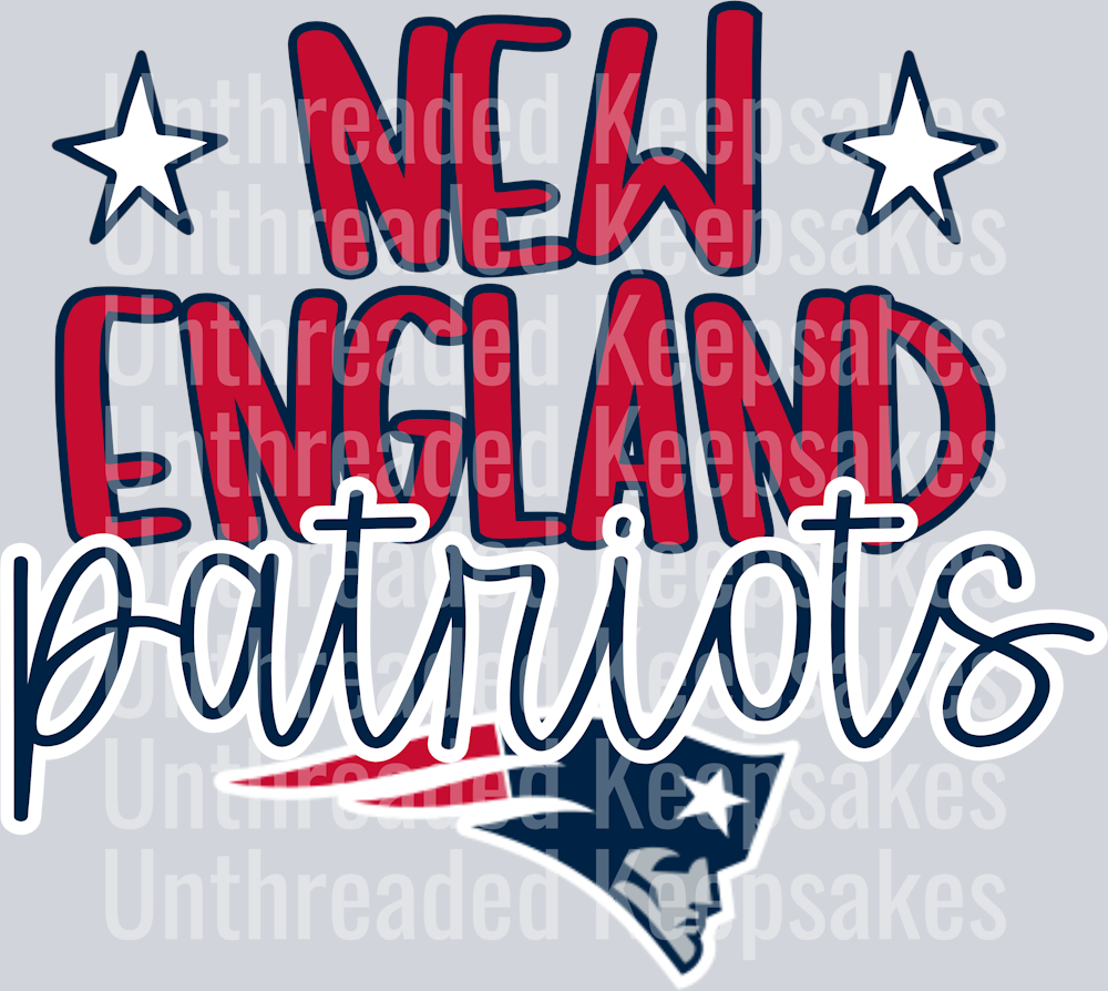 PATRIOTS DTF Transfer