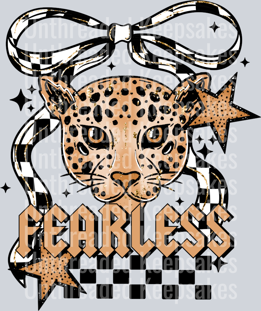 Fearless_Black_Accents DTF Transfer