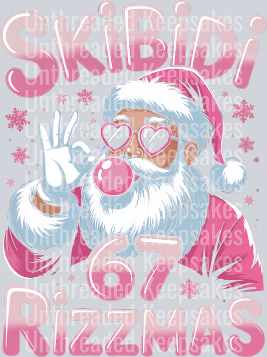 67 Rizzmas DTF Transfer