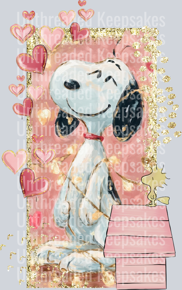 Snoopy DTF Transfer