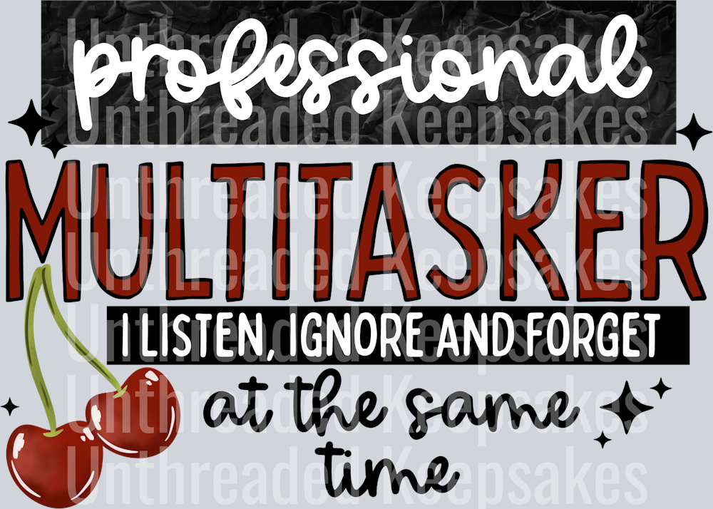 Professional_Multitasker_Black DTF Transfer