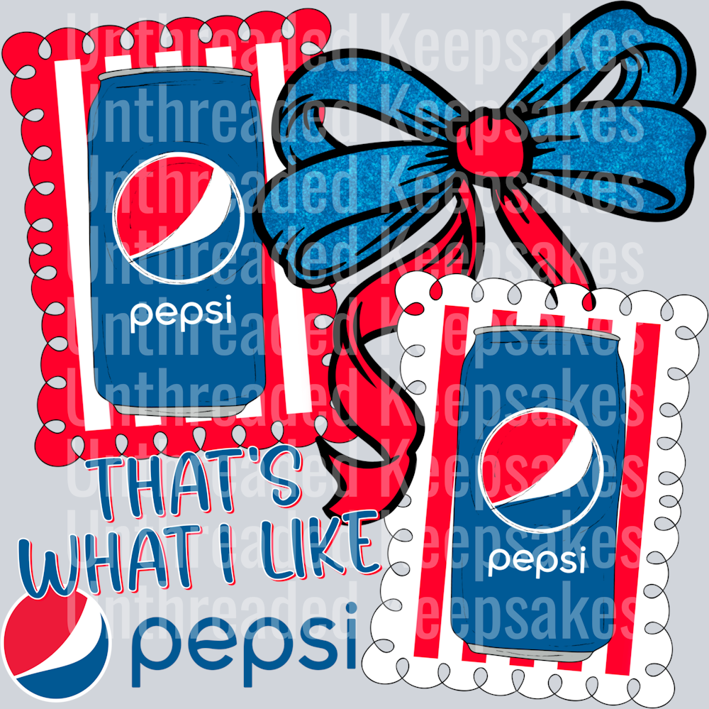 PEPSI DTF Transfer
