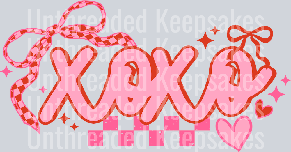 Xoxo bowDTF Transfer