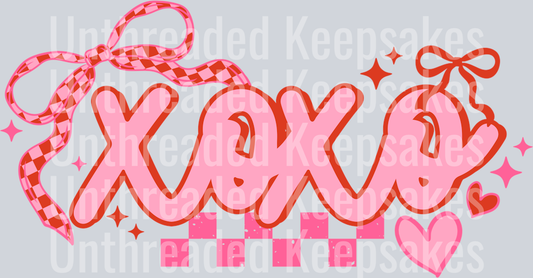Xoxo bowDTF Transfer