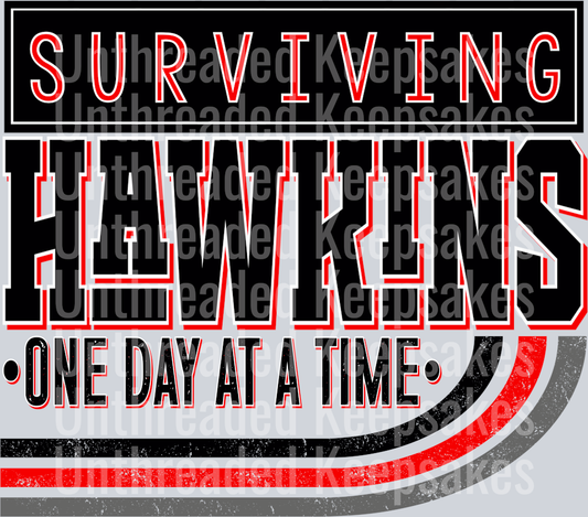 Surviving Hawkins DTF Transfer