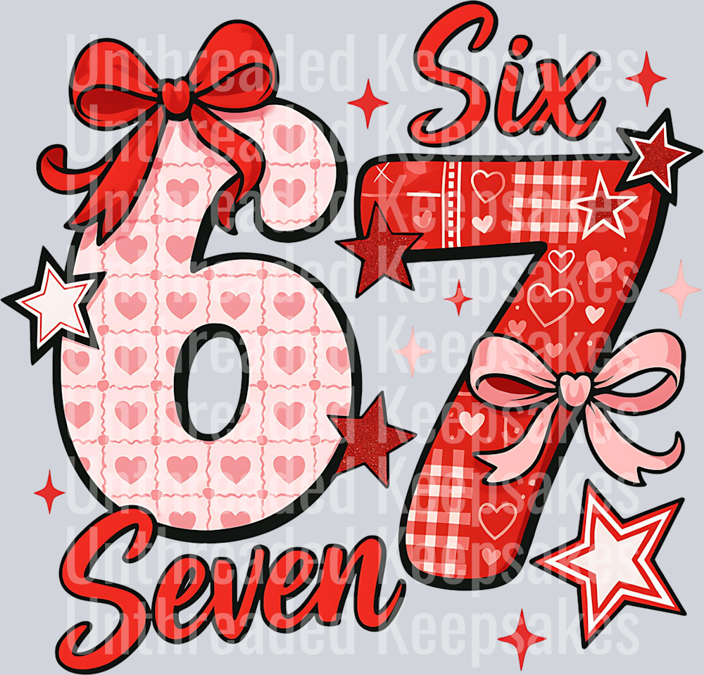 67 bows DTF Transfer