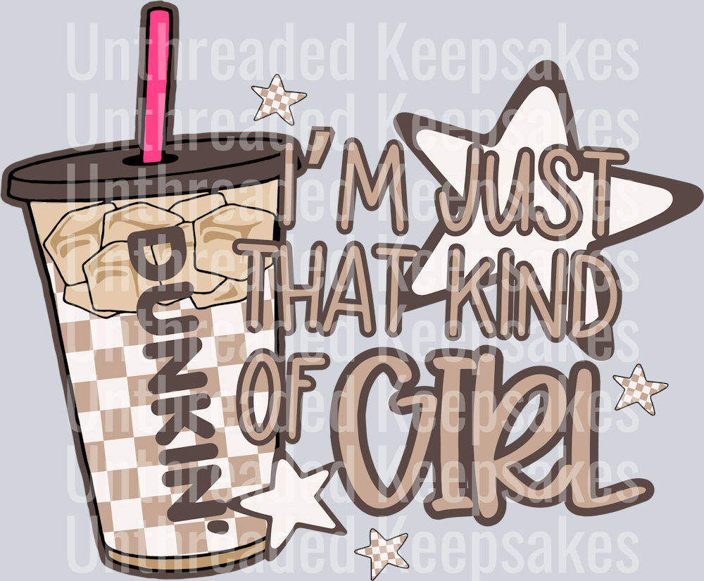 THAT GIRL DUNKIN  DTF Transfer
