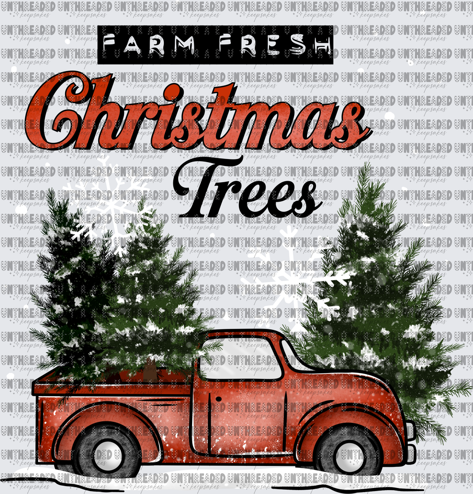 Farm fresh christmas trees