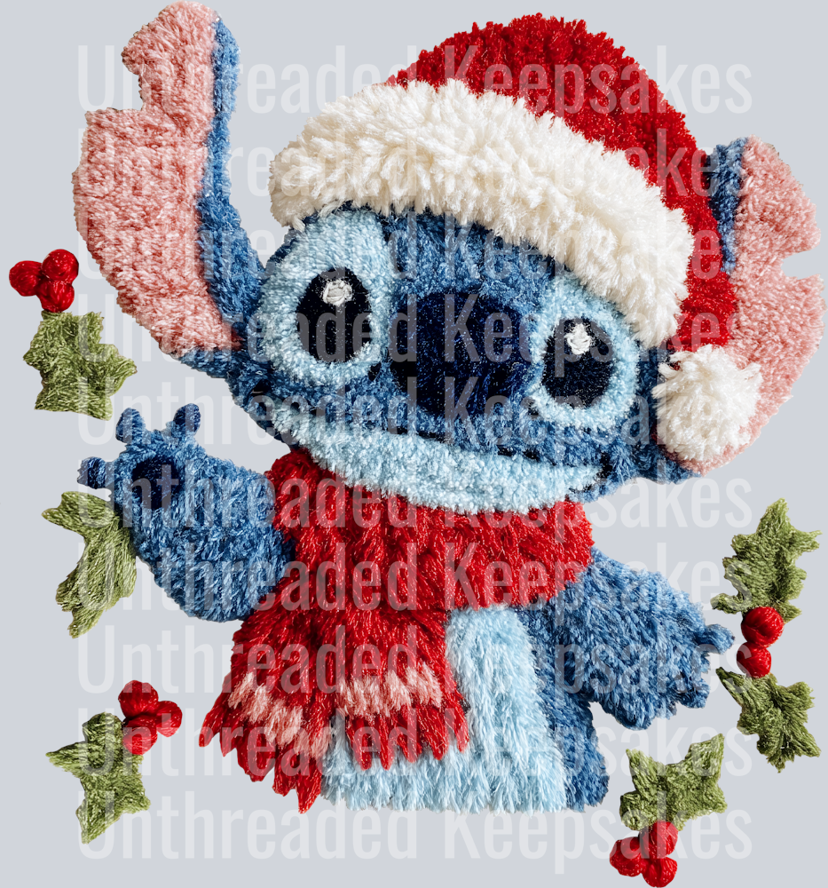 Stitch Holly DTF Transfer