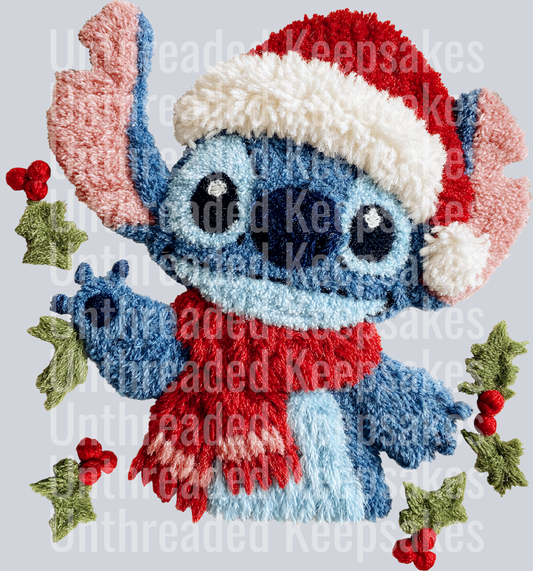 Stitch Holly DTF Transfer