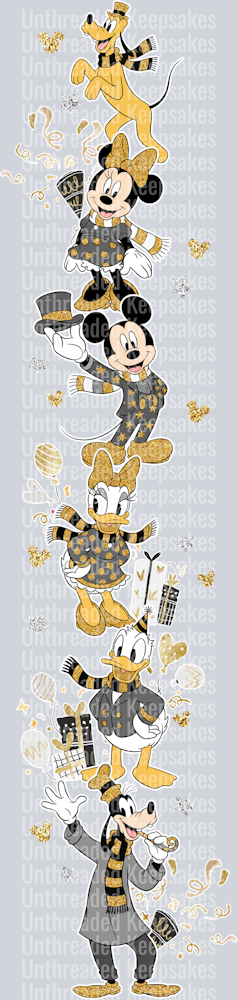 NEW YEAR SLEVES QTY 2 DTF TRANSFER