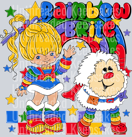 Rainbow_Brite DTF Transfer
