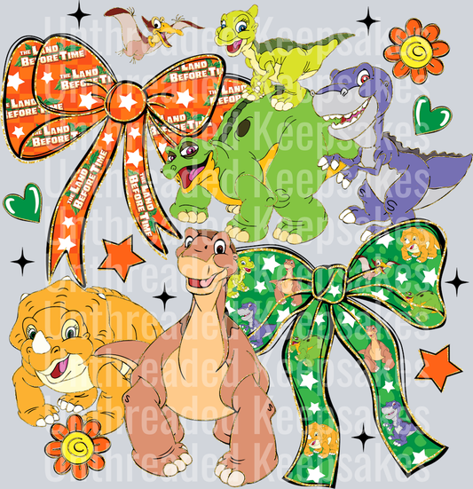 Land Before Time CoquetteDTF Transfer