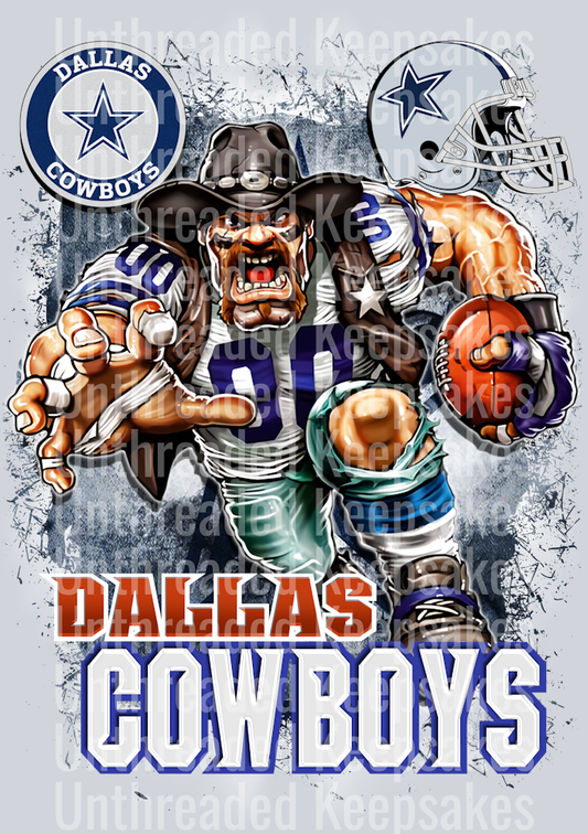 Cowboys DTF Transfer