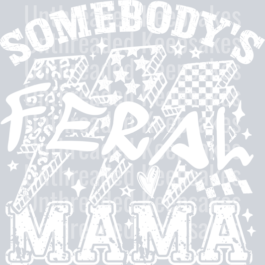 FeralMama2-DTF Transfer