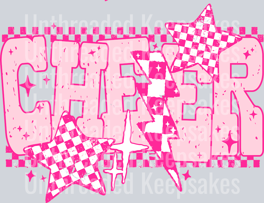 CheerCheckers3-DTF Transfer