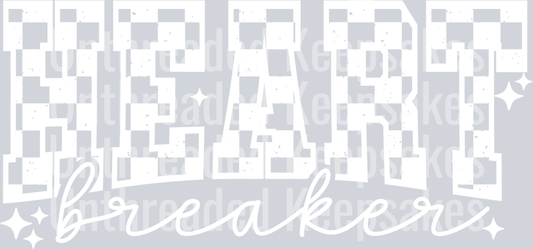 Heart_Breaker_White_CheckerDTF Transfer