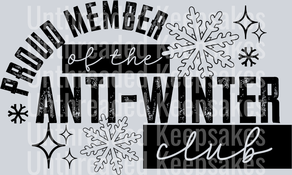 Anti_Winter_Club_BlackDTF Transfer
