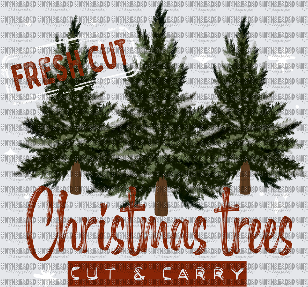 Fresh Cut Christmas Trees Cut & Carry Snow Pine Design