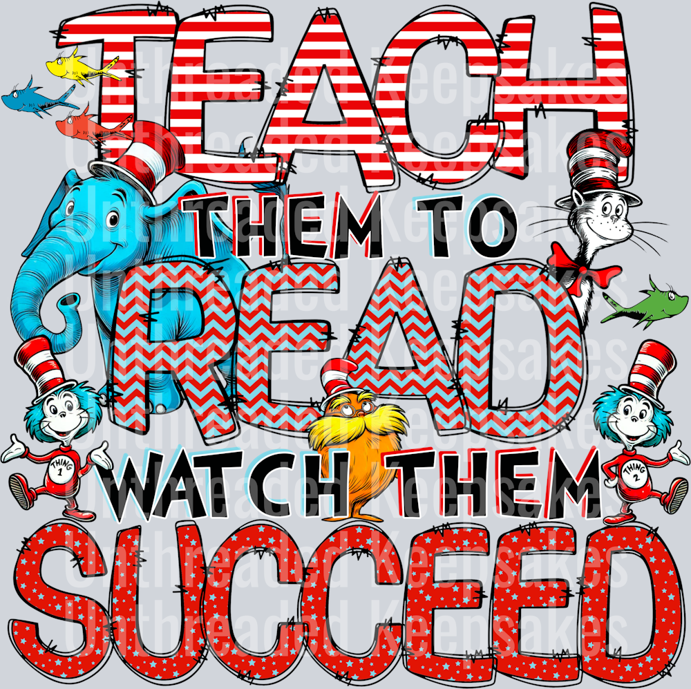 Teach and Succeed DTF Transfer