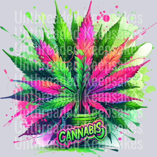 Cannabis Skulls (5)DTF Transfer